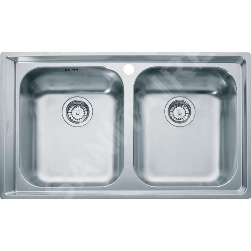 Franke Neptun - Évier en inox NEX 620, 860x510 mm + siphon 101.0120.273