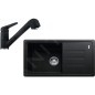 Franke Colonnes - Set de cuisine G122, évier en fragranit BSG 611-78/39, onyx + robinet FC 9547.071, chrome/onyx 114.0441.181 Franke Colonnes - Set de cuisine G122, évier en fragranit BSG 611-78/39, onyx + robinet FC 9547.071, chrome/onyx 114.0441.181