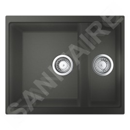 Grohe Éviers - Évier composite K500 avec garniture de vidage, 555x460 mm, noir granite 31648AT0