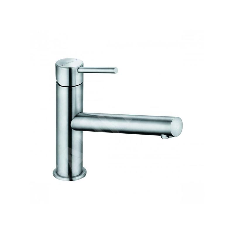Kludi Steel - Mitigeur d’évier, acier brossé 44850F860