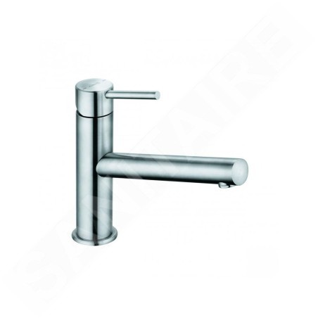 Kludi Steel - Mitigeur d’évier, acier brossé 44850F860