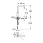 Grohe Red - Soupape de support Mono, supersteel 30160DC0