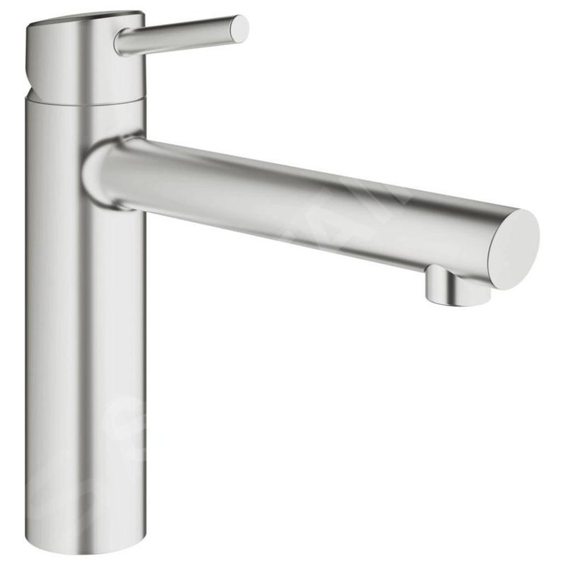 Grohe Concetto - Mitigeur d'évier, supersteel 31128DC1 Grohe Concetto - Mitigeur d'évier, supersteel 31128DC1