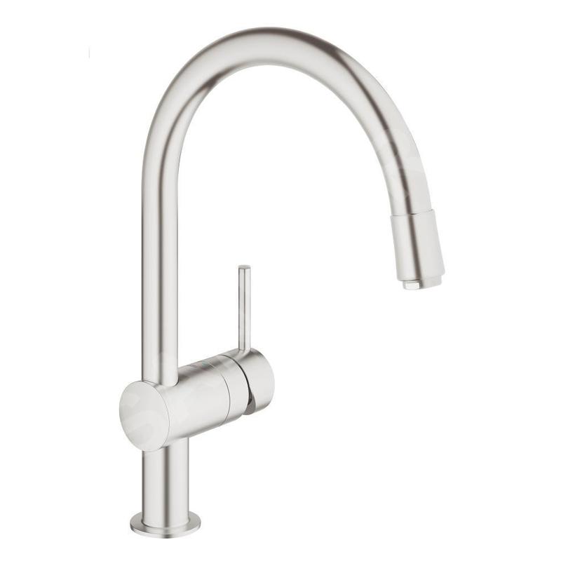 Grohe Minta - Mitigeur d'évier, supersteel 32918DC0 Grohe Minta - Mitigeur d'évier, supersteel 32918DC0