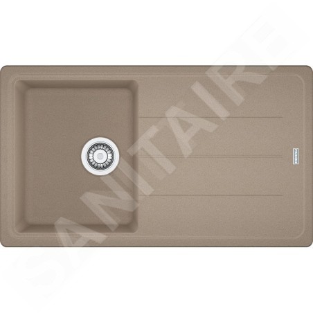 Franke Basis - Évier en fragranit BFG 611-86, 86x50 cm, cachemire 114.0494.911