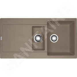Franke Maris - Évier en fragranit MRG 651, 970x500 mm, cachemire 114.0505.615