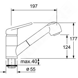 Franke Colonnes - Set de cuisine G55, évier en granit BFG 611-62, sahara + robinet FC 9547, sahara 114.0323.819