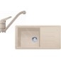 Franke Colonnes - Set de cuisine G121, évier en fragranit BSG 611-78/39 + robinet FC 9541.082, sahara/chrome 114.0441.172 Franke Colonnes - Set de cuisine G121, évier en fragranit BSG 611-78/39 + robinet FC 9541.082, sahara/chrome 114.0441.172
