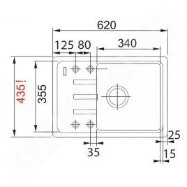 Franke Colonnes - Set de cuisine G117, évier en fragranit BSG 611-62, sahara + robinet FP 9541.082, sahara 114.0440.700