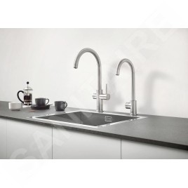 Grohe Blue Professional - Mitigeur d’évier avec unité réfrigérante et filtration, supersteel 31323DC2