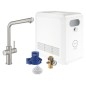 Grohe Blue Professional - Mitigeur d’évier avec unité réfrigérante et filtration, supersteel 31347DC3 Grohe Blue Professional - Mitigeur d’évier avec unité réfrigérante et filtration, supersteel 31347DC3