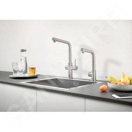 Grohe Blue Professional - Mitigeur d’évier avec unité réfrigérante et filtration, supersteel 31347DC3