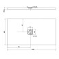 Polysan Flexia - Receveur de douche 1500 x 800 mm, blanc 72901