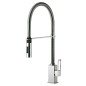 Paffoni Effe - Mitigeur d’évier avec douchette extractible, chrome EF179CR