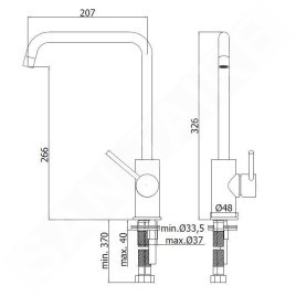 Paffoni Light - Mitigeur d’évier, chrome LIG980CR