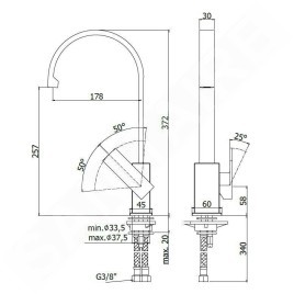 Paffoni Effe - Mitigeur d’évier, chrome EF880CR