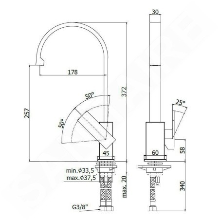 Paffoni Effe - Mitigeur d’évier, chrome EF880CR