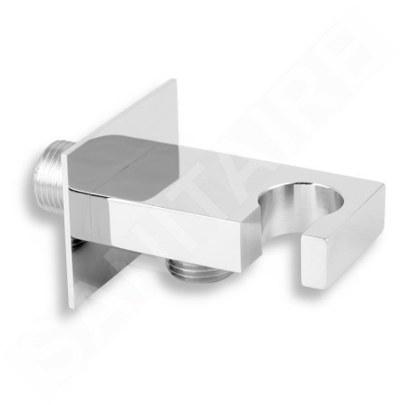 Novaservis Coudes - Support de douche avec raccord, chrome D/KVADRO,0