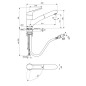 Ideal Standard CeraFlex - Robinetterie d’évier avec douchette extractible, BlueStart, chrome BC144AA