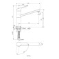 Ideal Standard CeraFlex - Robinetterie d’évier, BlueStart, chrome BC136AA