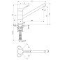 Ideal Standard Ceralook - Robinetterie d’évier, chrome BC296AA