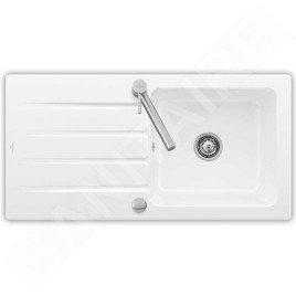 Villeroy & Boch Architectura - Évier en céramique 860x510 mm avec vidage, CeramicPlus, blanc alpin 335002R1