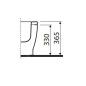 Kolo Diepe douchebakken - Panneau frontal pour baignoire profonde 80, blanc PBN0380000 Kolo Diepe douchebakken - Panneau frontal pour baignoire profonde 80, blanc PBN0380000