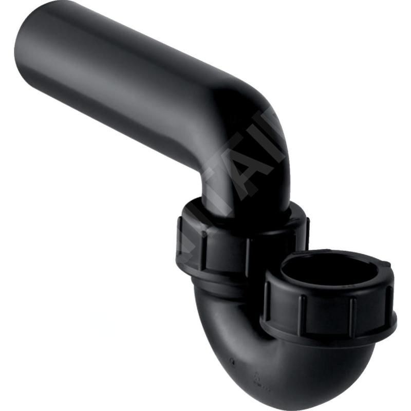 Geberit Accessoires - Siphon pour éviers, avec raccord à joint américain, entrée / sortie horizontale, d 56 mm, d1 56 mm