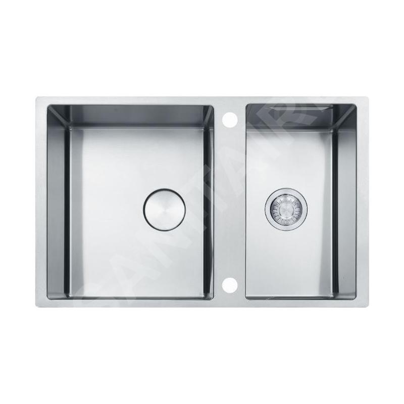 Franke Box Center - Évier BWX 120-41-27, 820x520 mm, inox 122.0579.553 Franke Box Center - Évier BWX 120-41-27, 820x520 mm, inox 122.0579.553