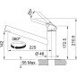 Franke Orbit - Mitigeur d'évier FC 3054.031, chrome 115.0623.054