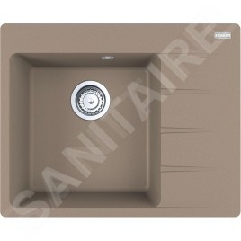 Franke Centro - Évier en Fragranite CNG 611-62 TL/2, 62x50 cm, cachemire 114.0637.501