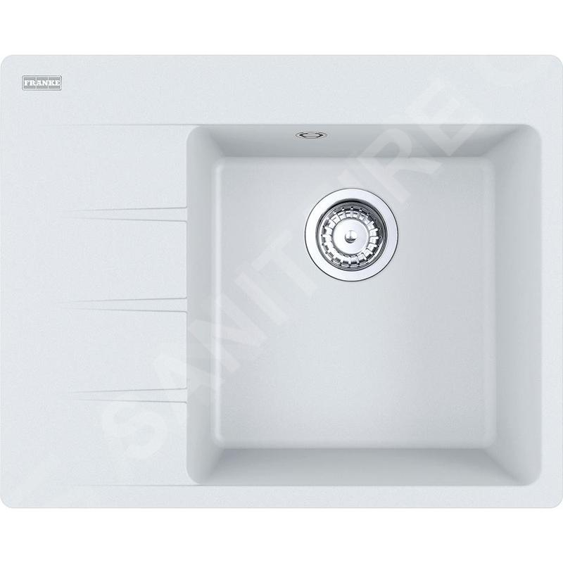 Franke Centro - Évier en Fragranite CNG 611-62 TL / 7, 62x50 cm, blanc-glace 114.0637.164 Franke Centro - Évier en Fragranite CNG 611-62 TL / 7, 62x50 cm, blanc-glace 114.0637.164