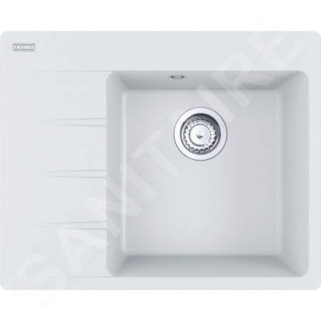 Franke Centro - Évier en Fragranite CNG 611-62 TL / 7, 62x50 cm, blanc-glace 114.0637.164