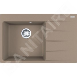 Franke Centro - Évier en Fragranite CNG 611-78 TL / 2, 78x50 cm, cachemire 114.0637.515