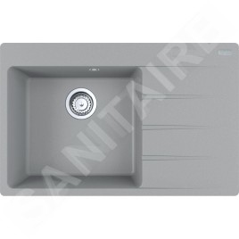 Franke Colonnes - Set G219, évier en fragranit CNG 611-78 TL / 2 et mitigeur FC 3055.084, pierre grise / chrome 114.0650.827