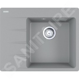 Franke Colonnes - Set G223, évier en fragranit CNG 611-62 TL / 7 et mitigeur FC 3055.084, pierre grise 114.0650.777