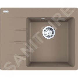 Franke Colonnes - Set G223, évier en fragranit CNG 611-62 TL / 7 et mitigeur FC 3055.424, cachemire / chrome 114.0650.774