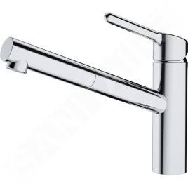 Franke Colonnes - Set N83, évier en inox LLX 611/2 et mitigeur FC 3055.031, inox / chrome 101.0650.597