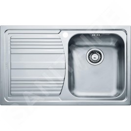 Franke Colonnes - Set N86, évier en inox LLX 611/7 et mitigeur FC 3054.031, inox / chrome 101.0650.596
