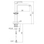 Paffoni Level - Mitigeur d'évier, inox LES188ST