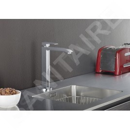 Paffoni Level - Mitigeur d'évier, inox LES188ST