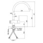 Paffoni Light - Mitigeur d'évier, doré LIG280HG