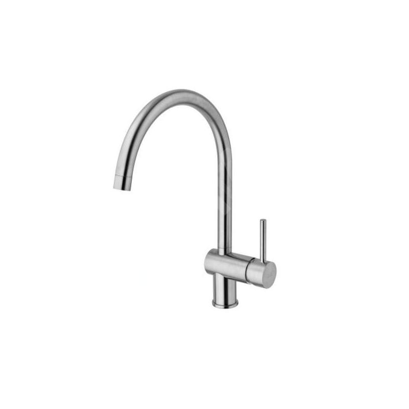 Paffoni Light - Mitigeur d'évier, inox LIG280ST