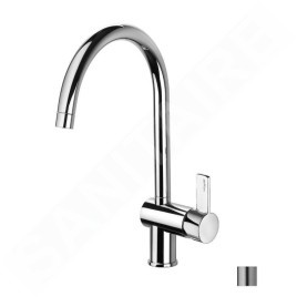 Paffoni Rock - Mitigeur d'évier, inox RO180ST
