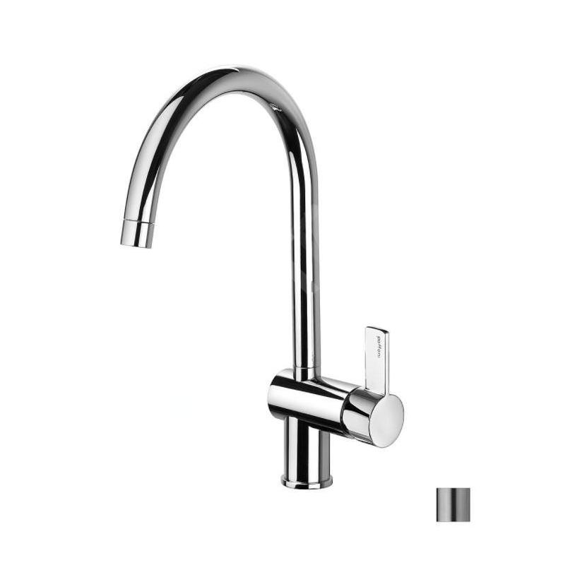Paffoni Rock - Mitigeur d'évier, inox RO180ST