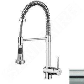 Paffoni Stick - Mitigeur d'évier avec bras flexible, inox SK176ST