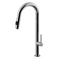 Paffoni Chef - Mitigeur d'évier avec douchette extractible, chrome CH185CR