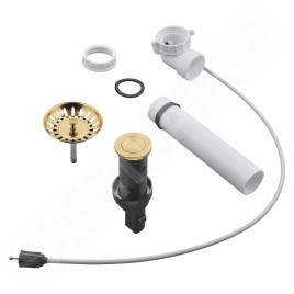 Grohe Garnitures de vidage - Kit de vidage d'évier, Cool Sunrise brossé 40986GN0