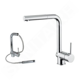 Alveus Robinetterie - Mitigeur d'évier Lamar, avec bec extractible, chrome K-KI111207