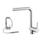 Alveus Robinetterie - Mitigeur d'évier Lamar, avec bec extractible, chrome K-KI111207